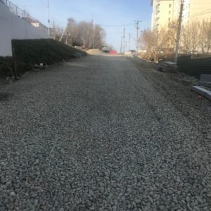 Укладка асфальтогранулята
