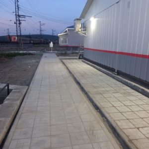 Укладка брусчатки